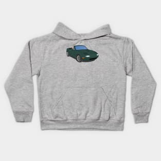 Green Miata Kids Hoodie